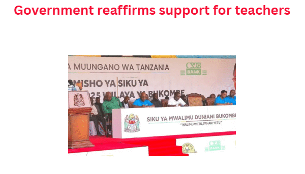 Government Reaffirms Support for Teachers